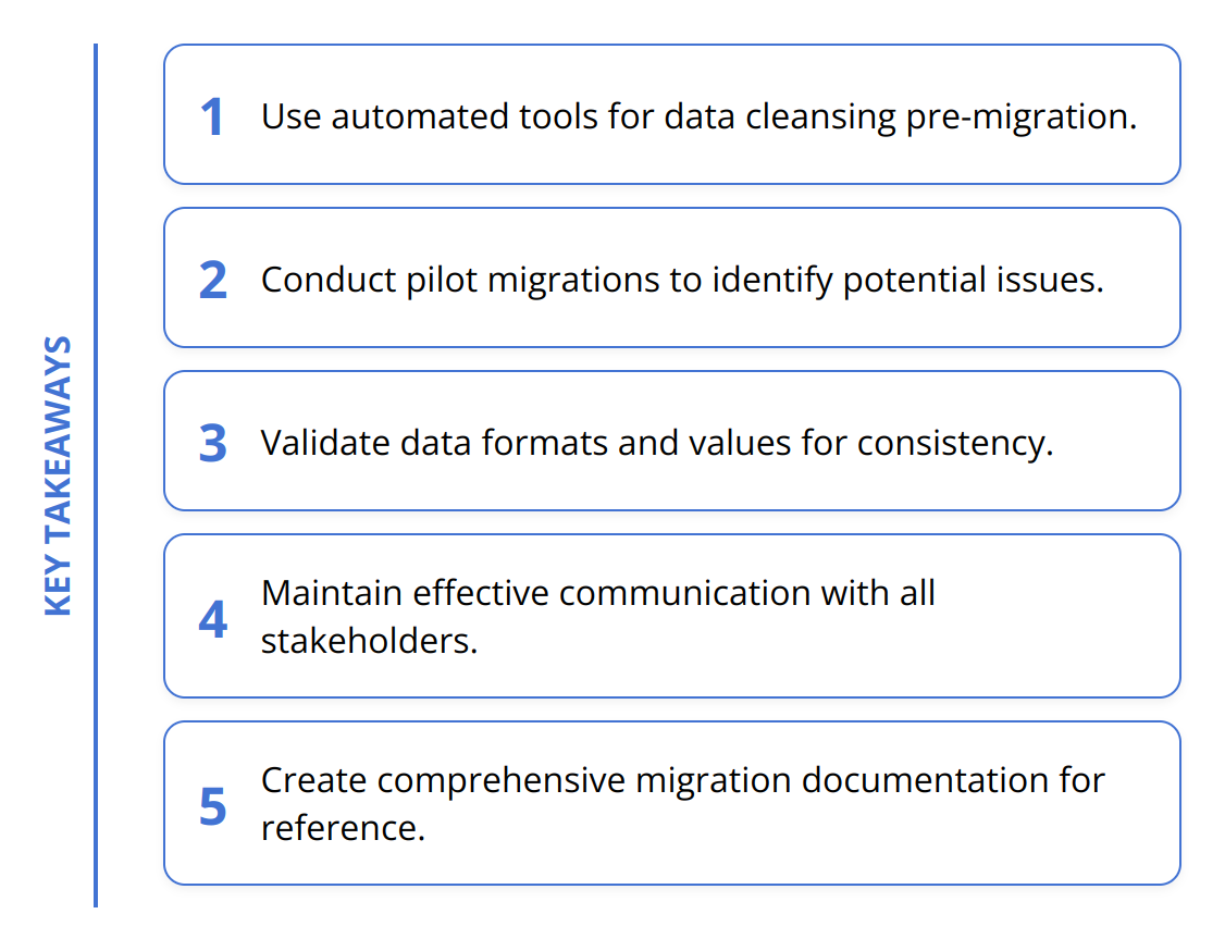 Key Takeaways - Data Migration Best Practices: Essential Guide